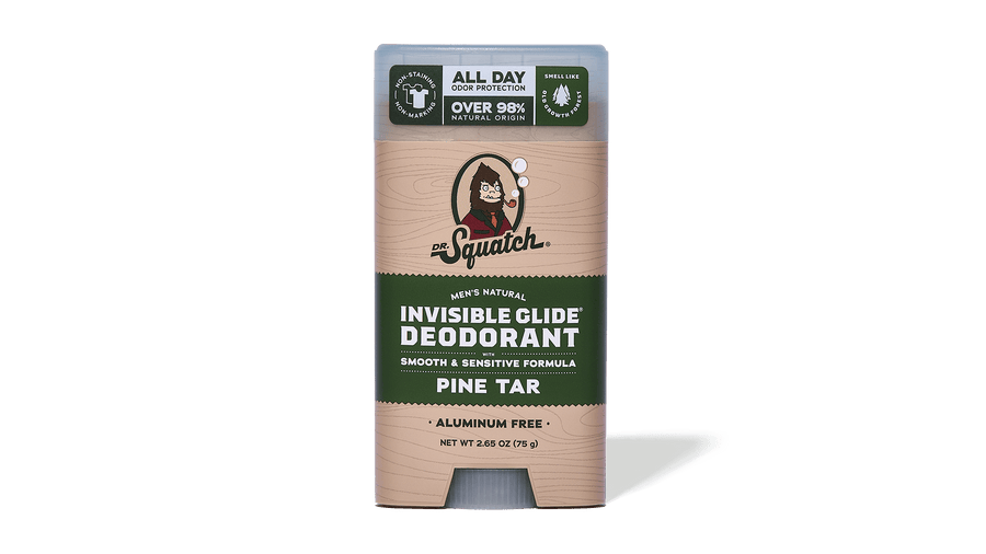 Pine Tar Invisible Glide Deodorant - Home Glow