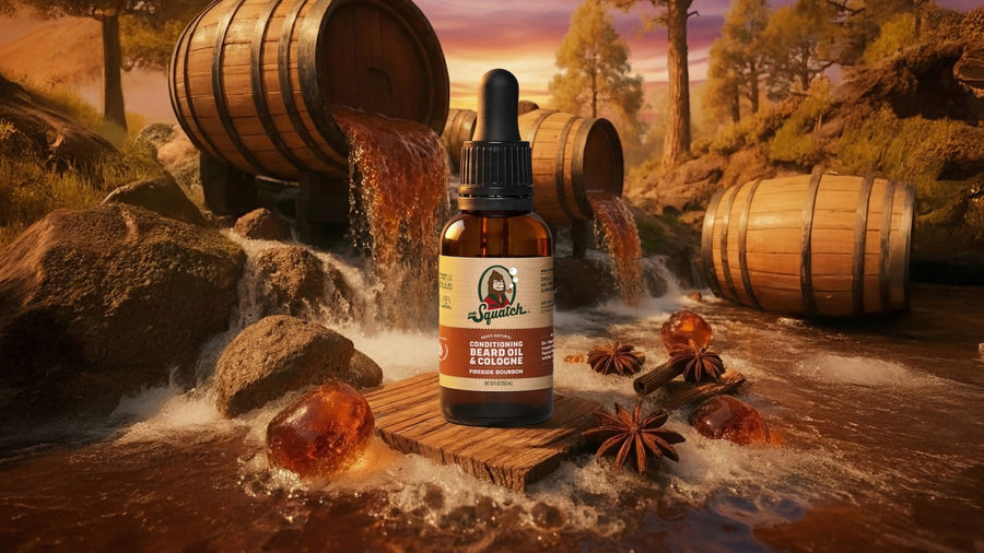 Conditioning Beard Oil & Cologne Fireside Bourbon - Cozy Glow