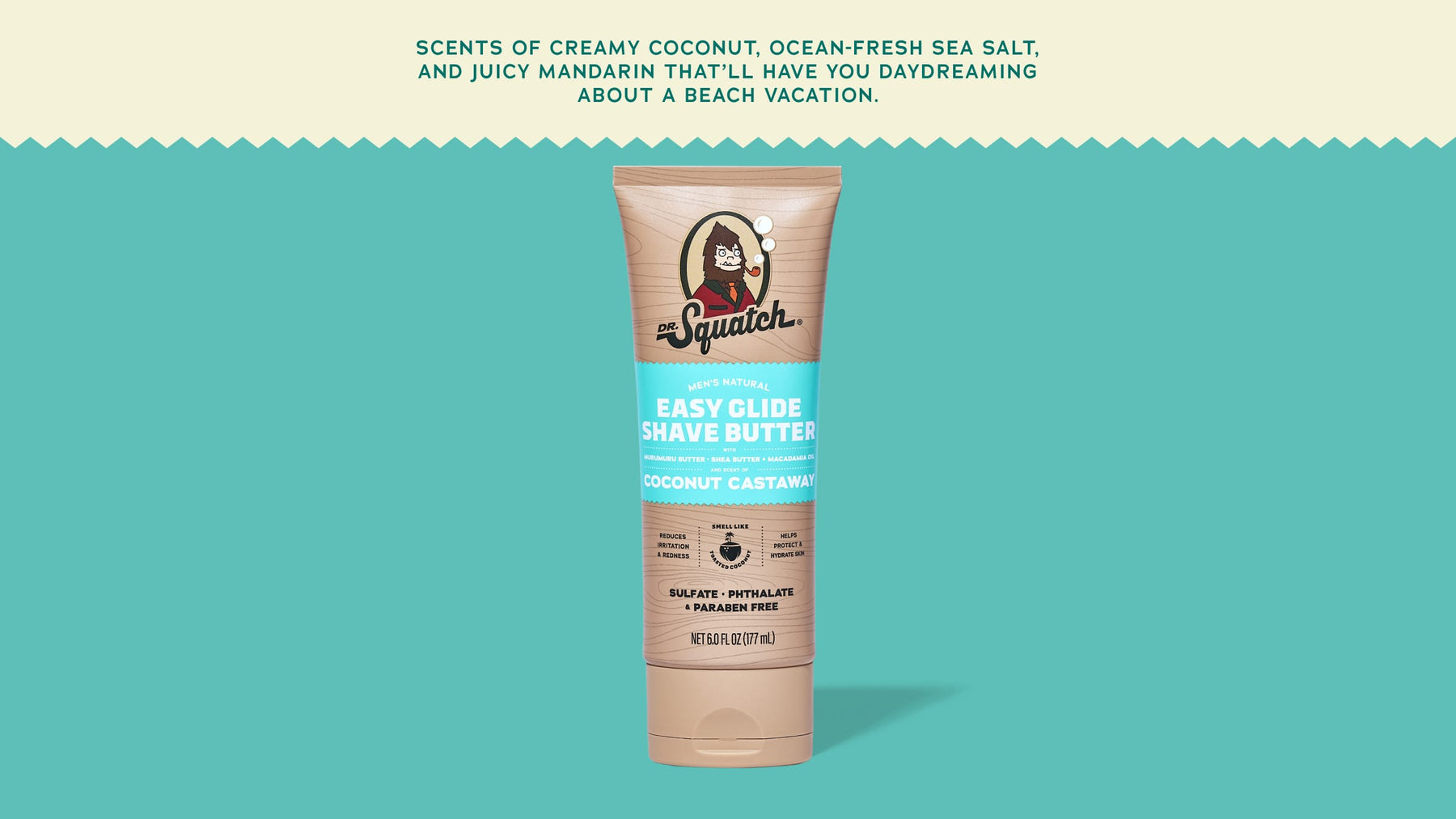 Easy Glide Shave Butter Coconut Castaway - Clean Finish