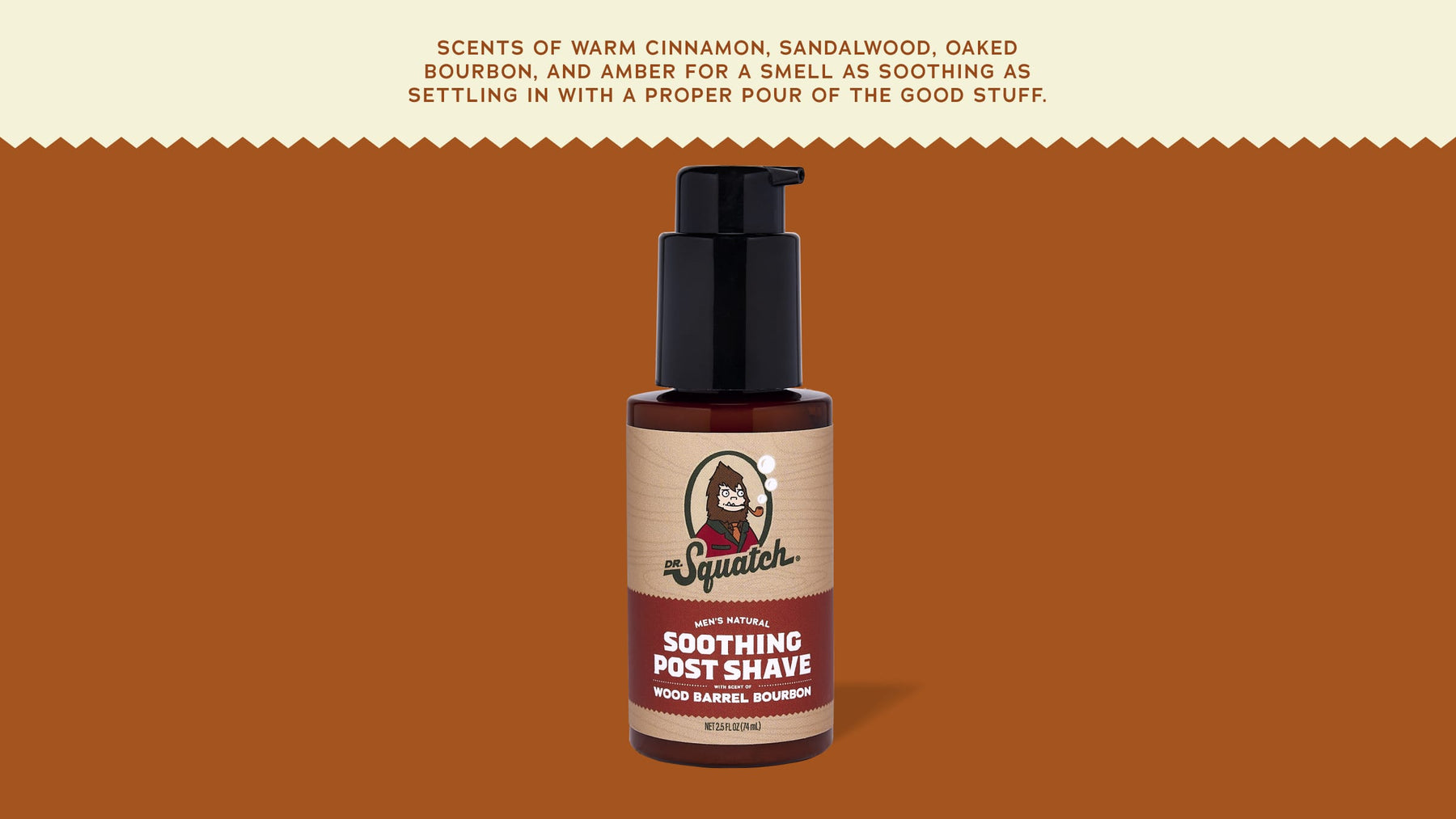 Soothing Post Shave Wood Barrel Bourbon - Daily Edge