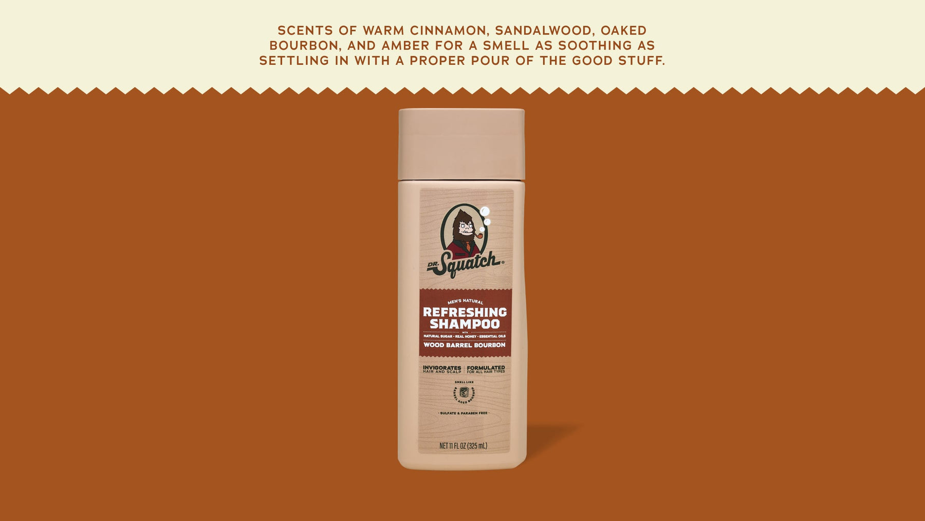Wood Barrel Bourbon Shampoo - Clean Mood