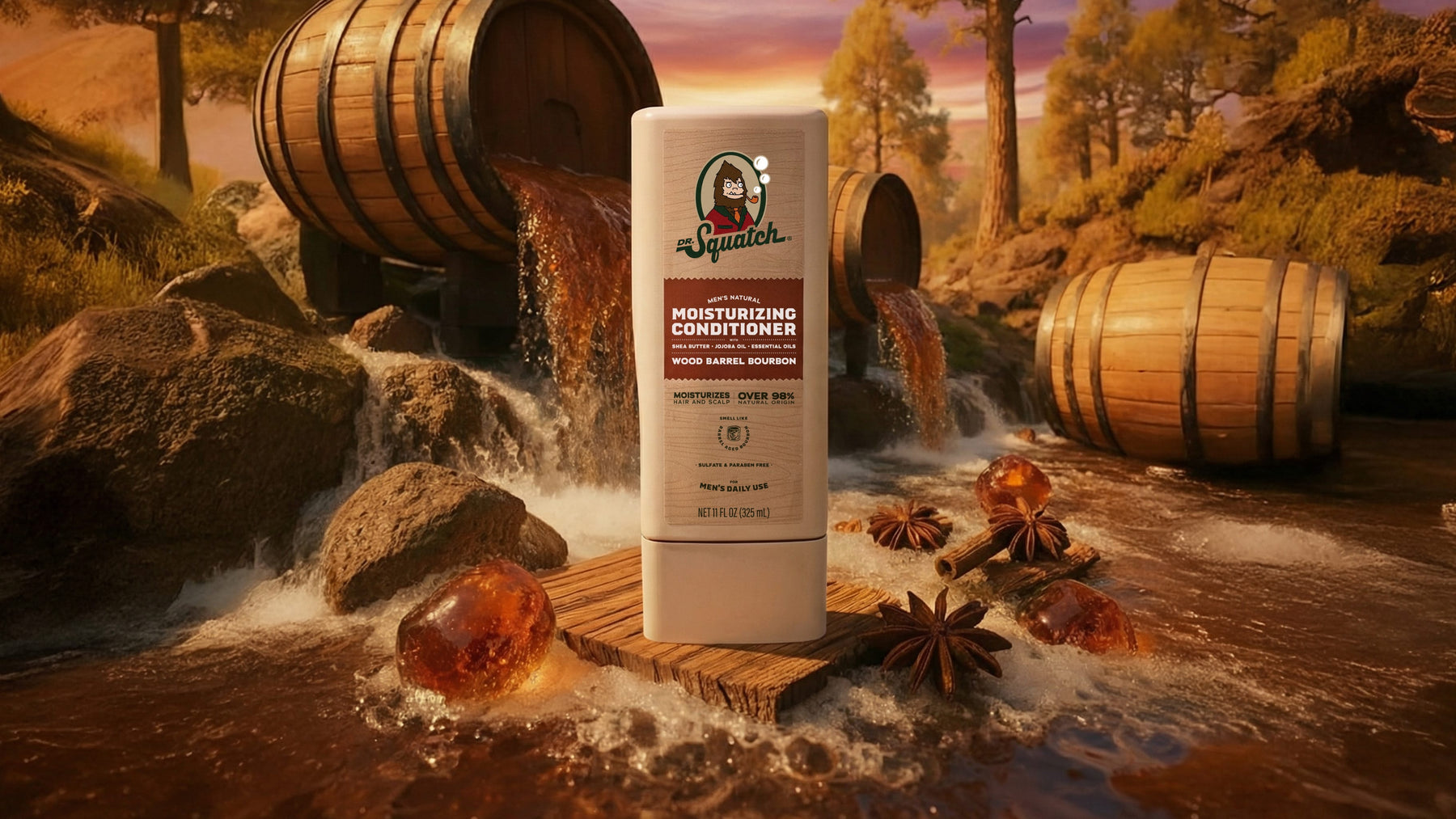 Wood Barrel Bourbon Conditioner - Gentle Mist