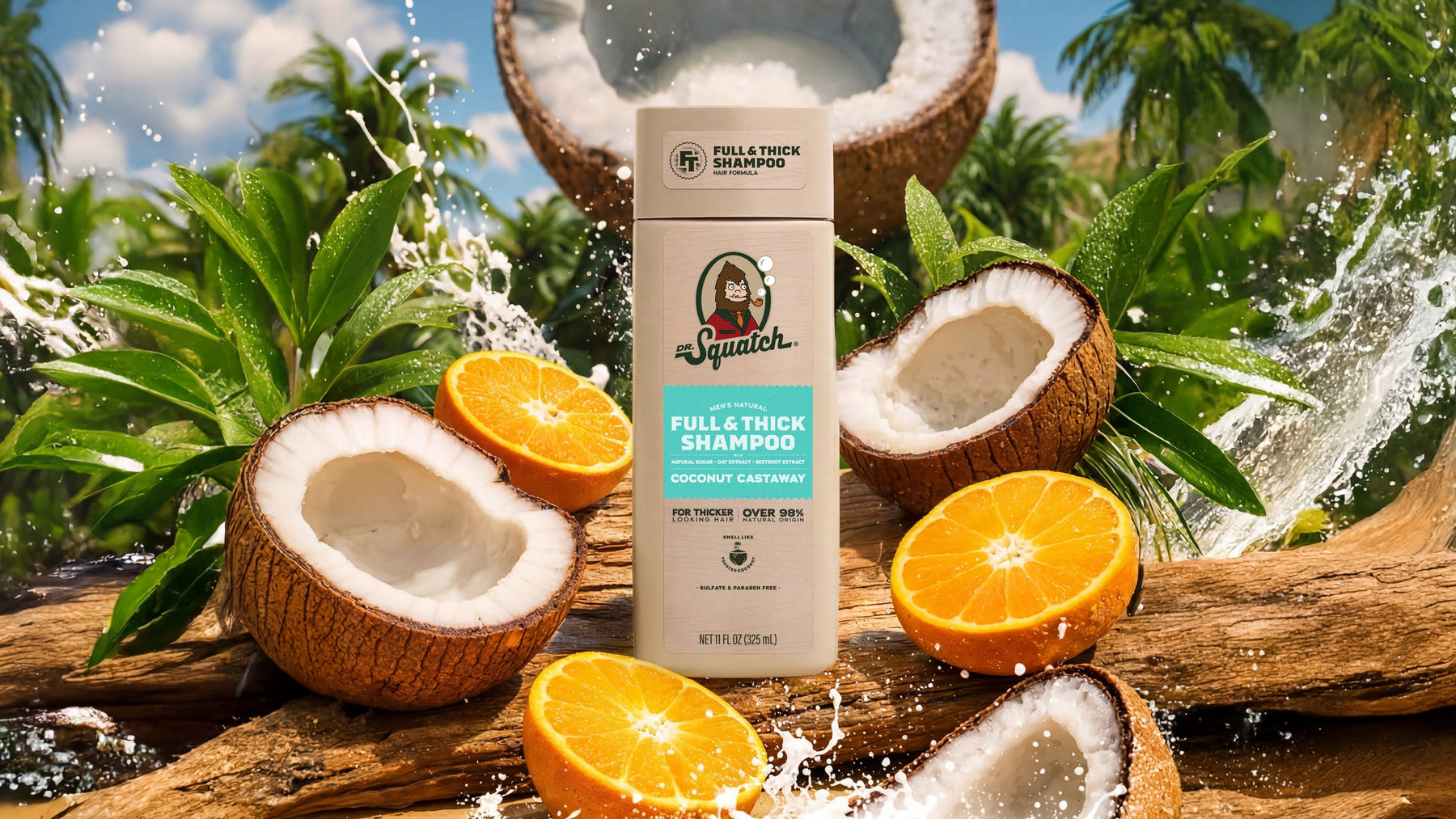 Coconut Castaway Full & Thick Shampoo - Fresh Notes