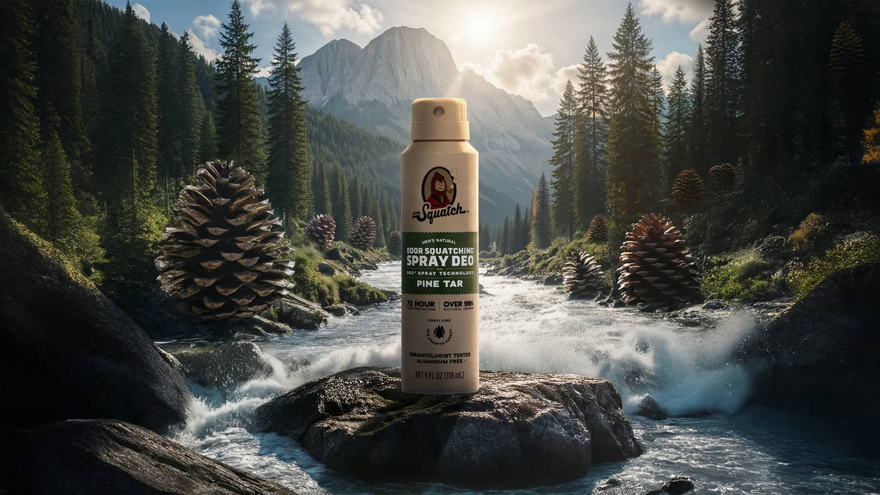 Pine Tar Spray Deodorant - Easy Spritz