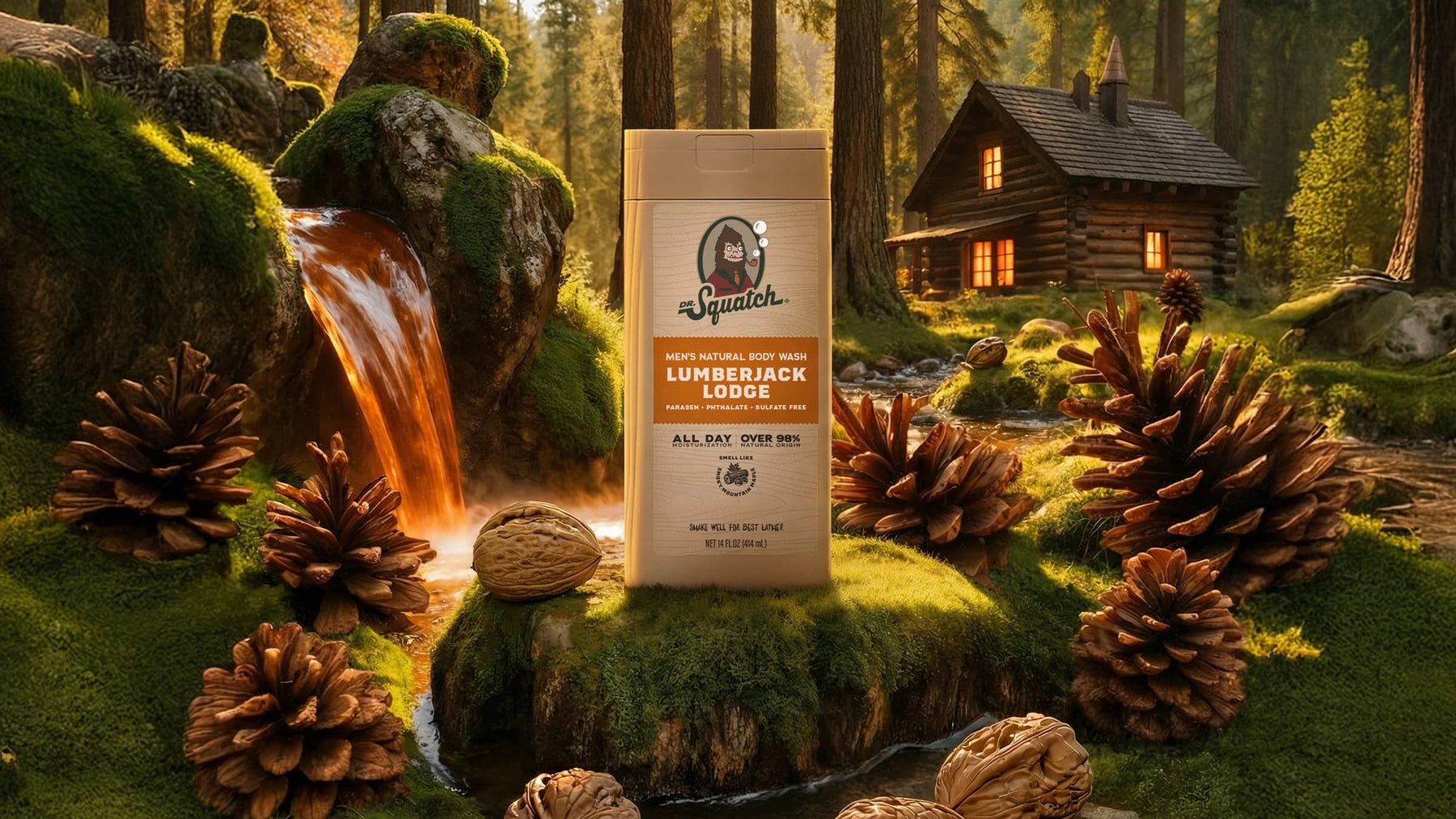 14 oz Lumberjack Lodge Body Wash - Daily Fresh
