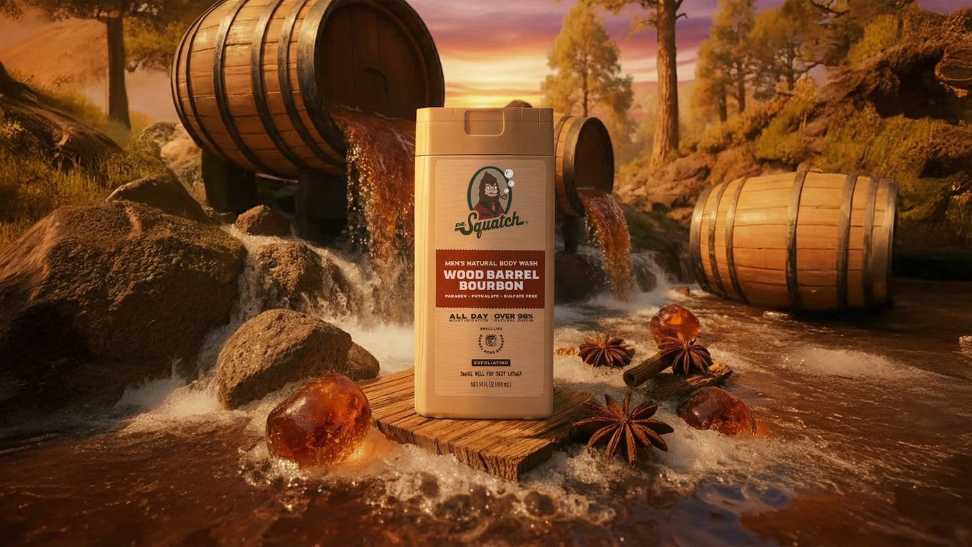 14 oz Wood Barrel Bourbon Body Wash - Easy Spritz