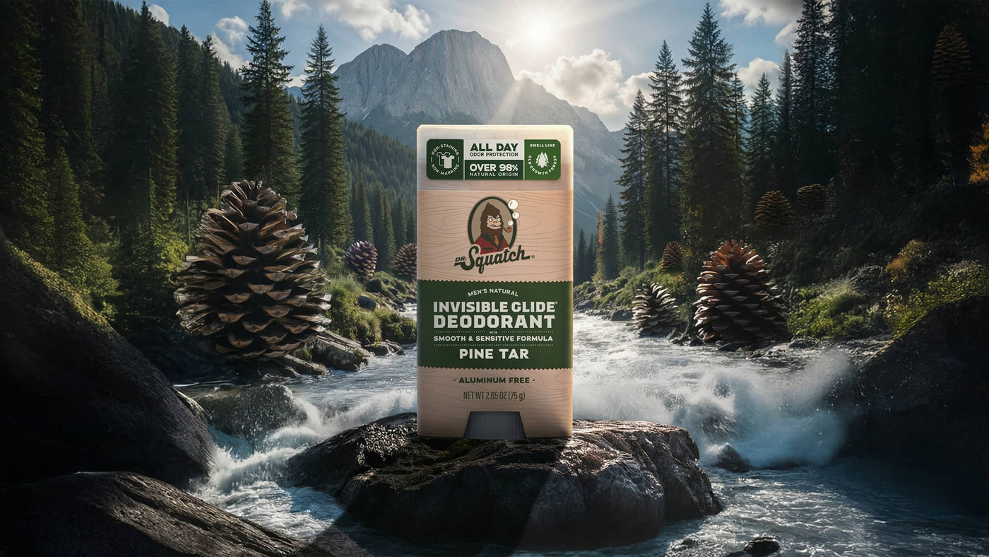 Pine Tar Invisible Glide Deodorant - Home Glow