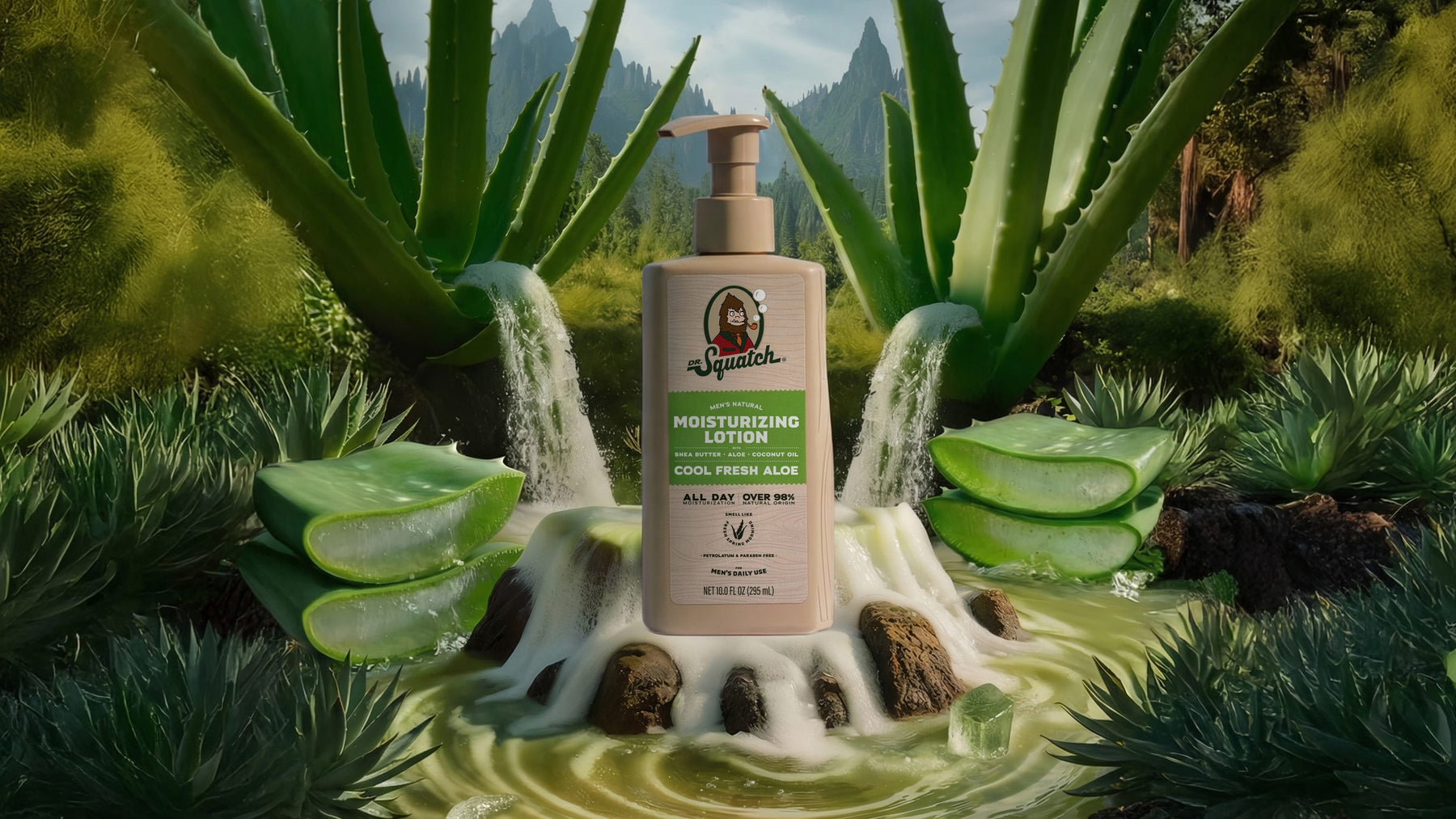 Cool Fresh Aloe Lotion - Easy Routine