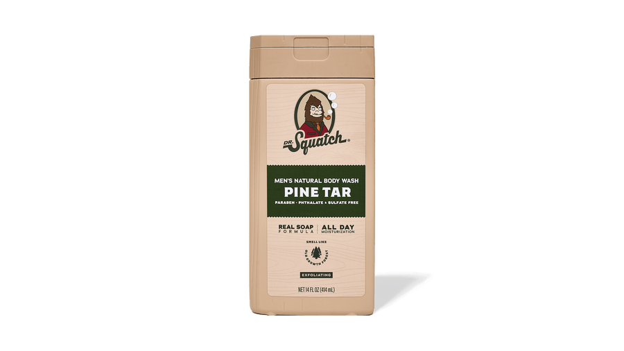 14 oz Pine Tar Exfoliating Body Wash - Clean Mood