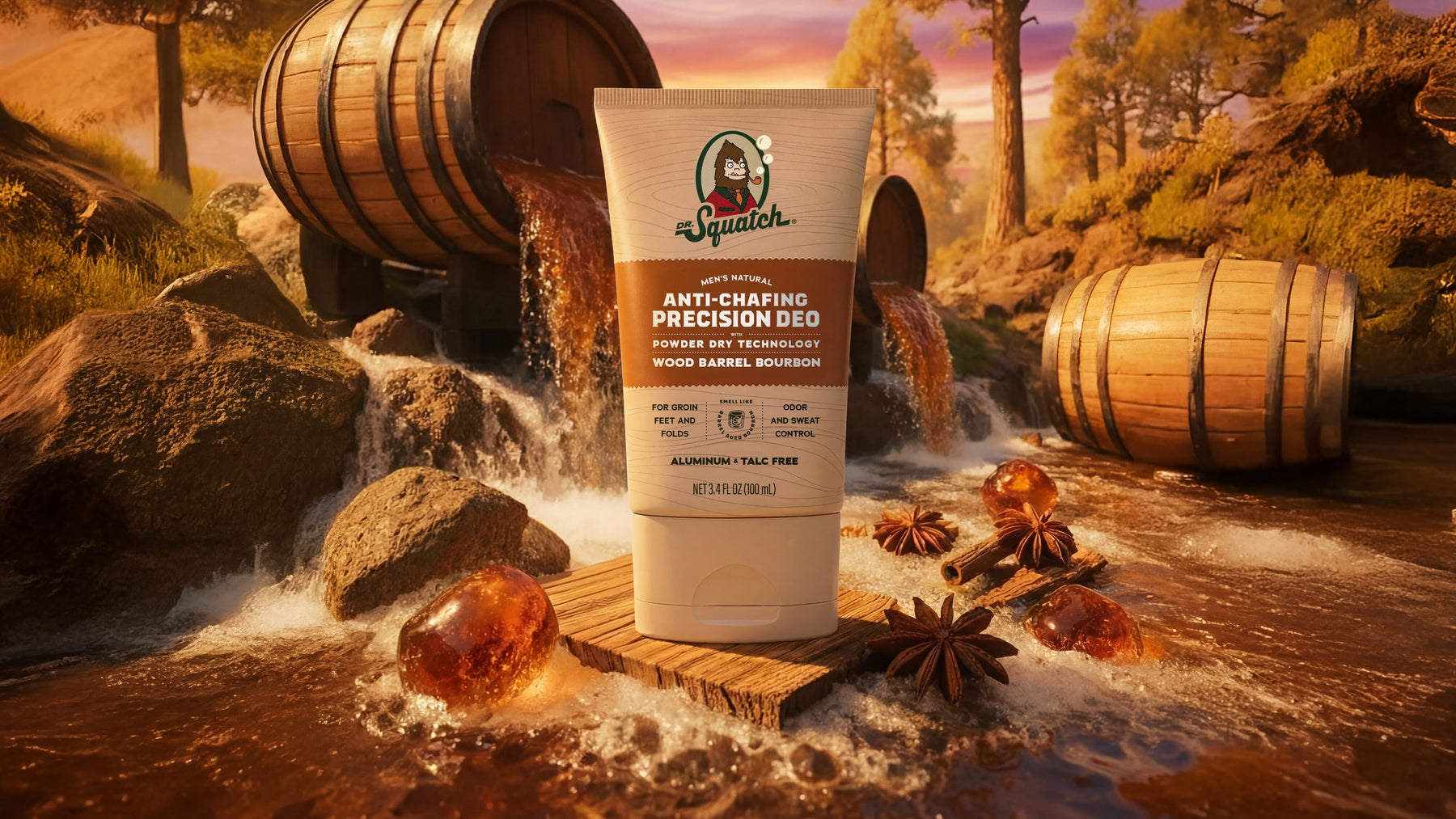 Wood Barrel Bourbon Precision Deo - Clean Mood