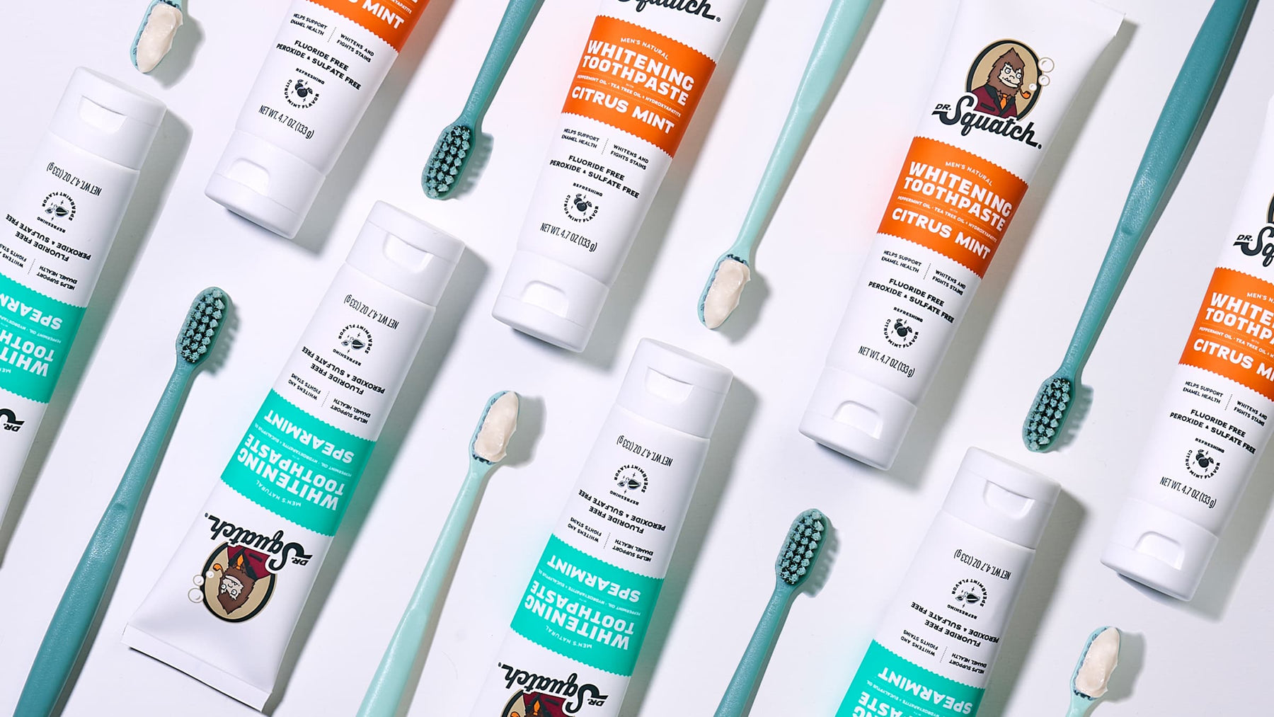Spearmint Whitening Toothpaste - Bright Touch