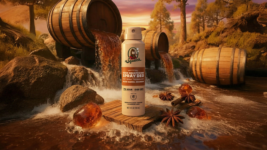 Wood Barrel Bourbon Spray Deodorant - Daily Scent