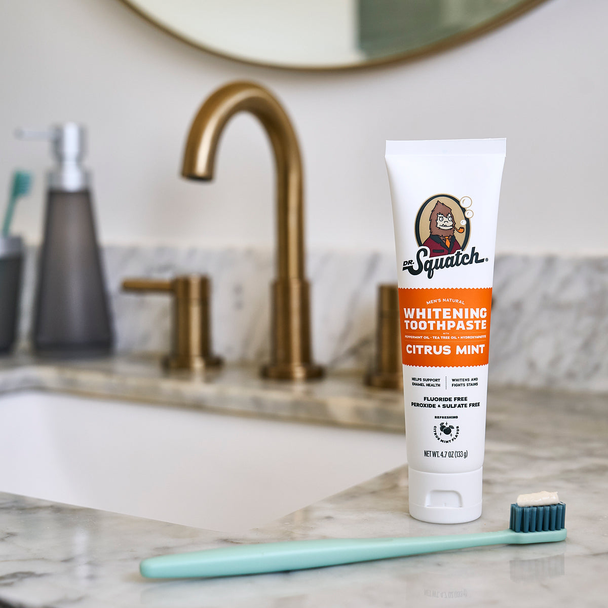 Citrus Mint Whitening Toothpaste - Soft Pick