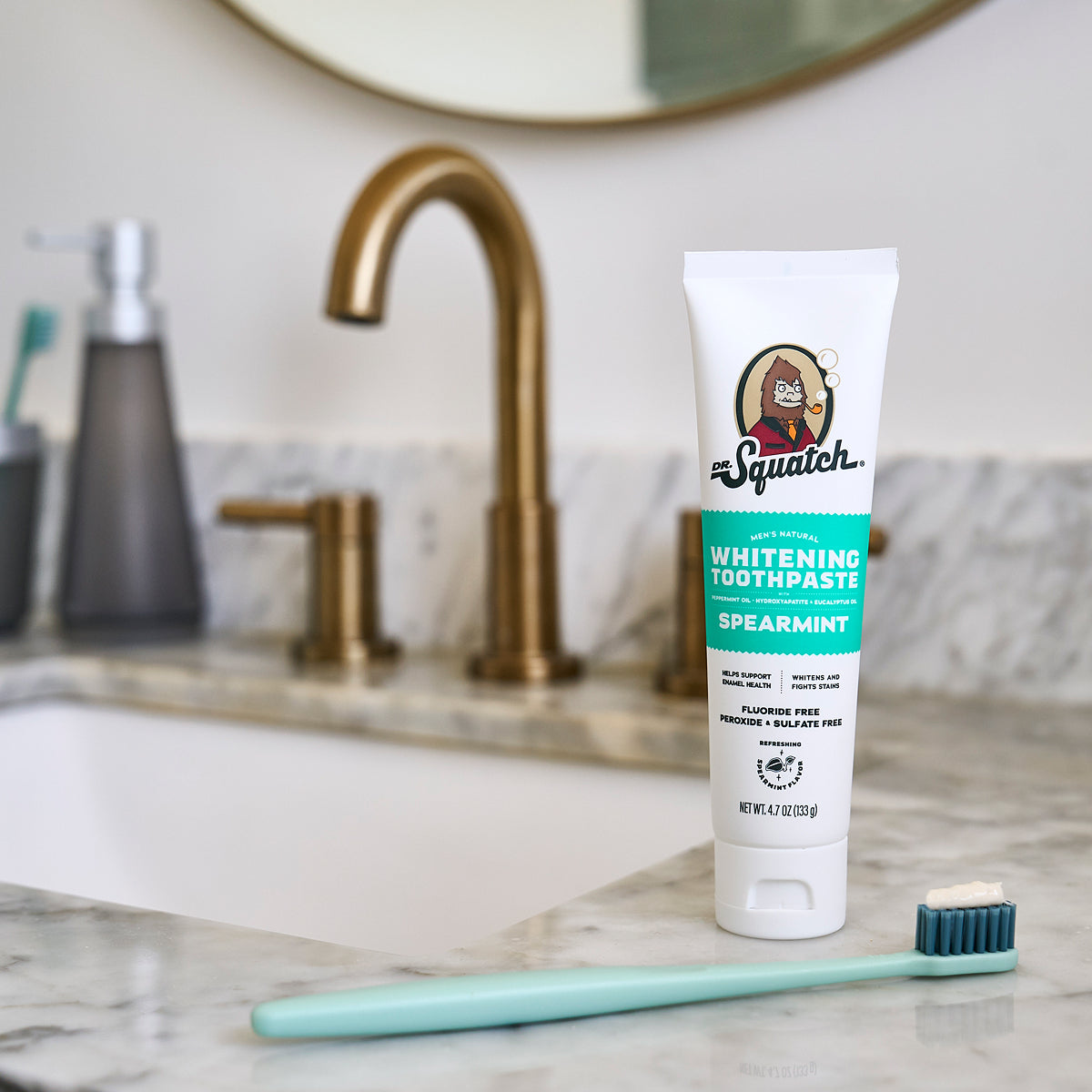 Spearmint Whitening Toothpaste - Bright Touch