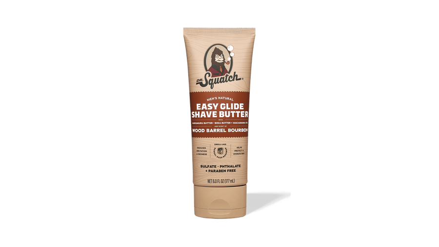 Easy Glide Shave Butter Wood Barrel Bourbon - Gift Ready