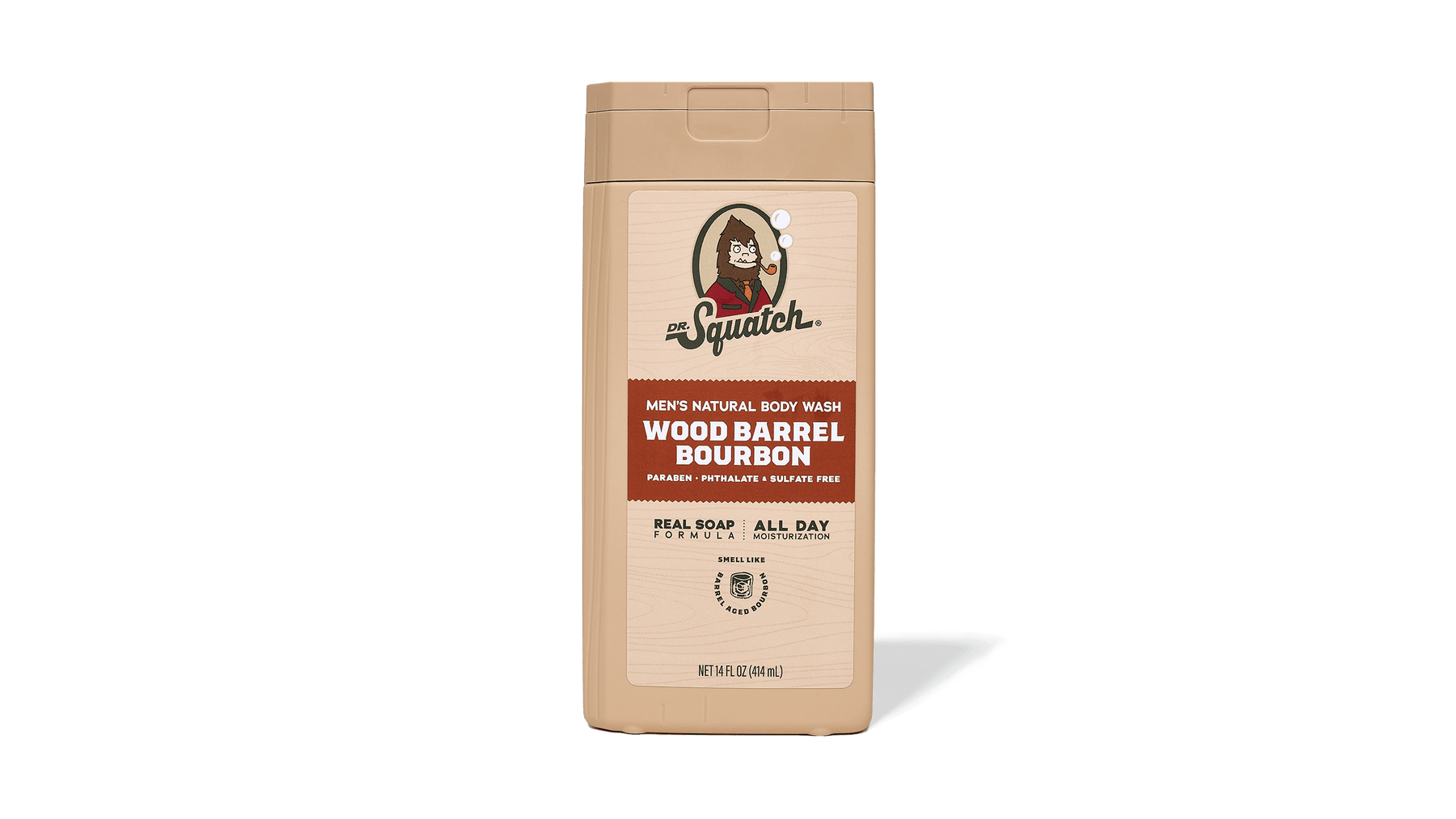 14 oz Wood Barrel Bourbon Body Wash - Easy Spritz